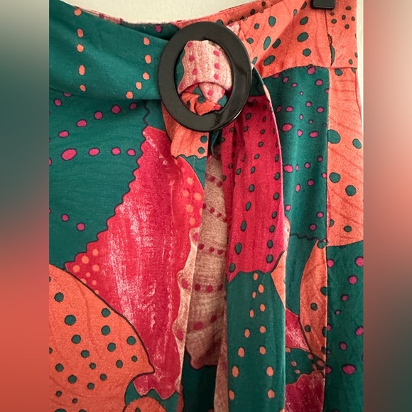 Bossa Nossa Seashell Print Cover Up Skirt Size Medium - Picture 4 of 9